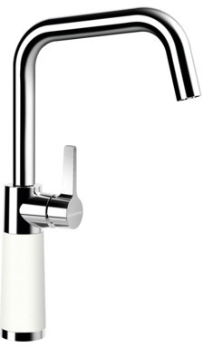 Кухонный смеситель Schock SC530 Alpina-07 хром/белый (55600007)