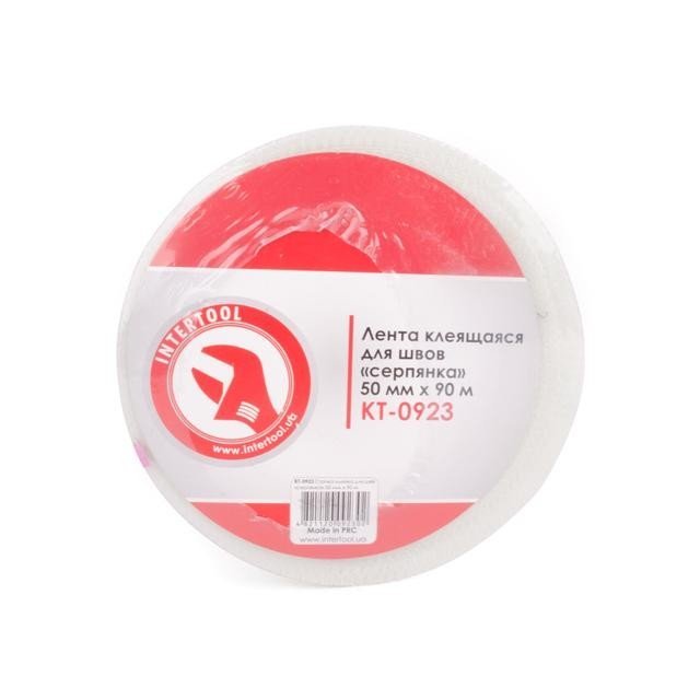 Лента клеящаяся Intertool для швов "серпянка" 50мм*90 м (KT-0923)