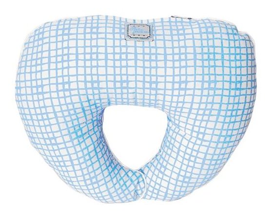 Подушка дорожная Прованс by Andre Tan 36х30 см Голубая клетка (.000185)