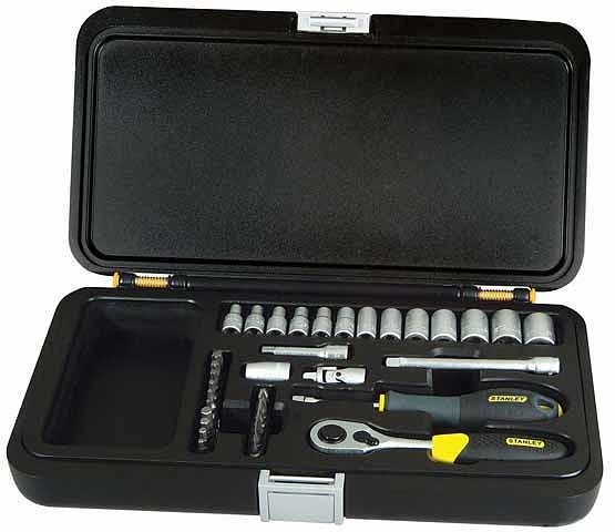 Набор головок торцевых Stanley Expert 1/4" с инструментами, 35 шт DW (1-94-672)