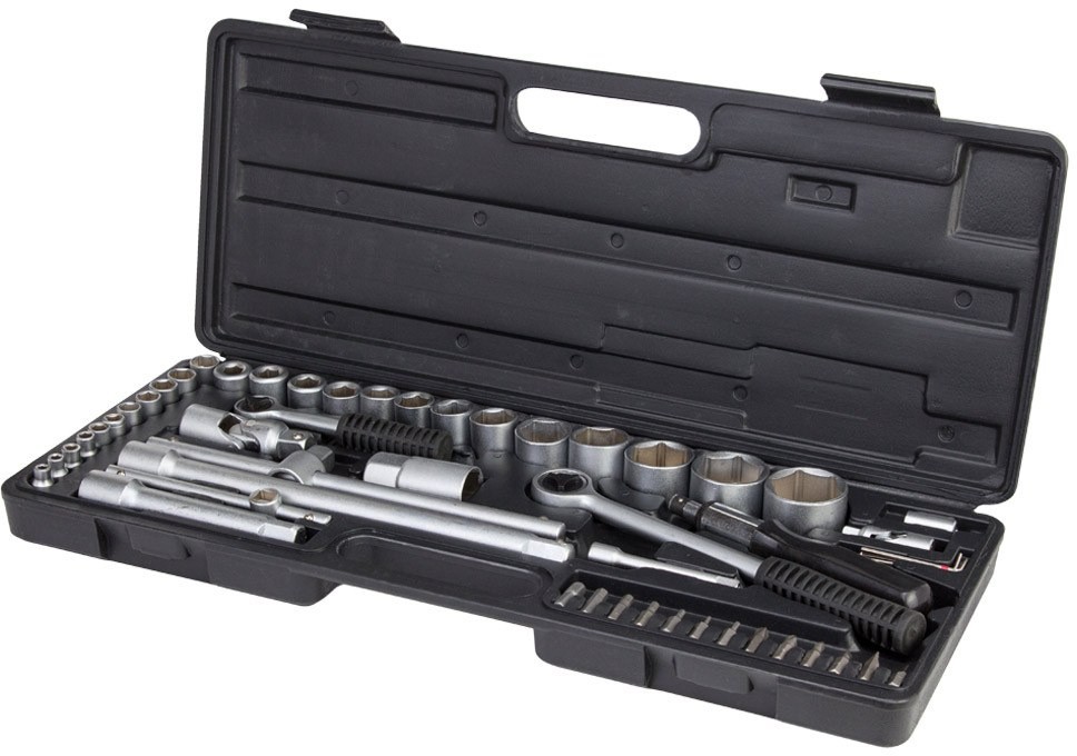 Набор насадок торцевых Grad 1/4" 1/2" + аксессуары 51 шт (6003105)