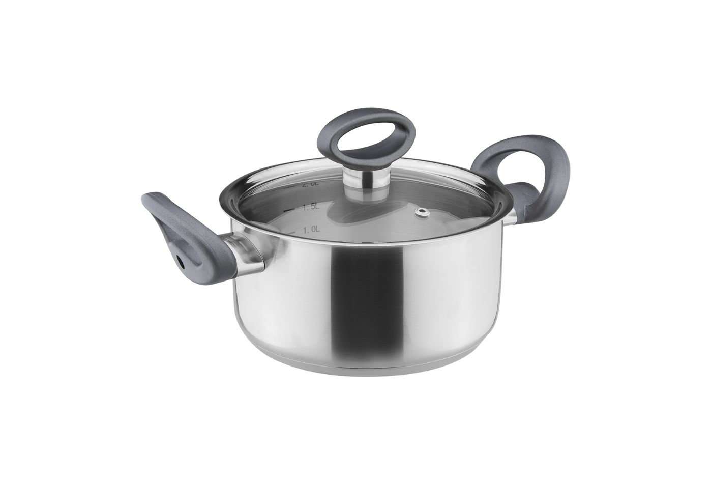 Кастрюля Vinzer с крышкой 18 cм / 2.2 л Delight series (89053)