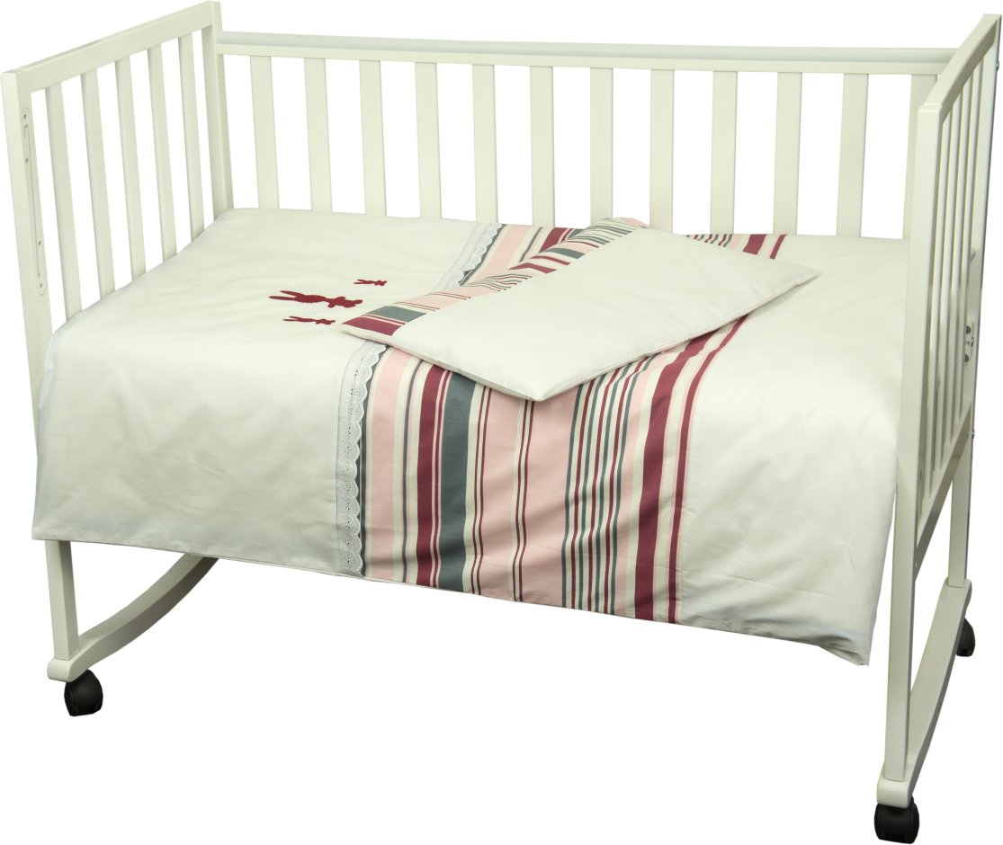 Комплект постельного белья Руно 60х120 см 3шт Детский Бежевая с зайцами (932АЗУ)