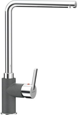 Кухонный смеситель Schock Sono Inox-12 хром/серый (50400012)