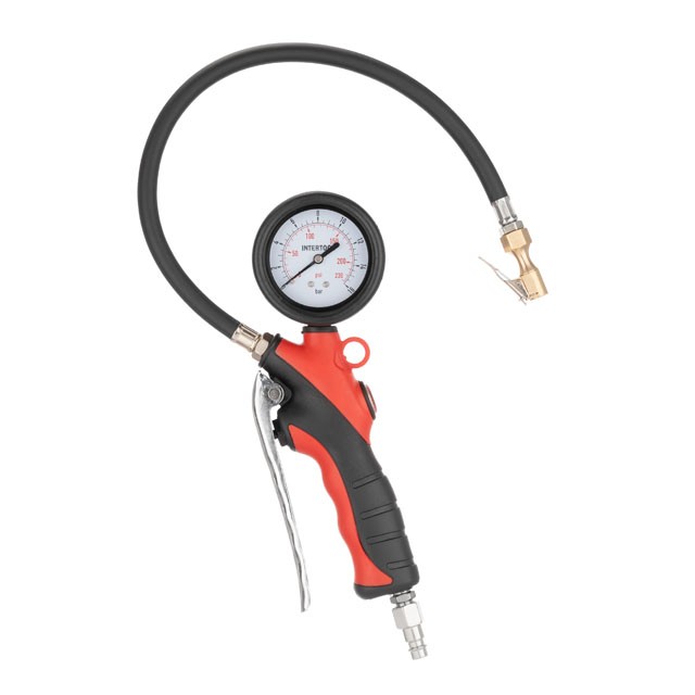 Пистолет для подкачки шин Intertool с манометром профессиональный (PT-0520)