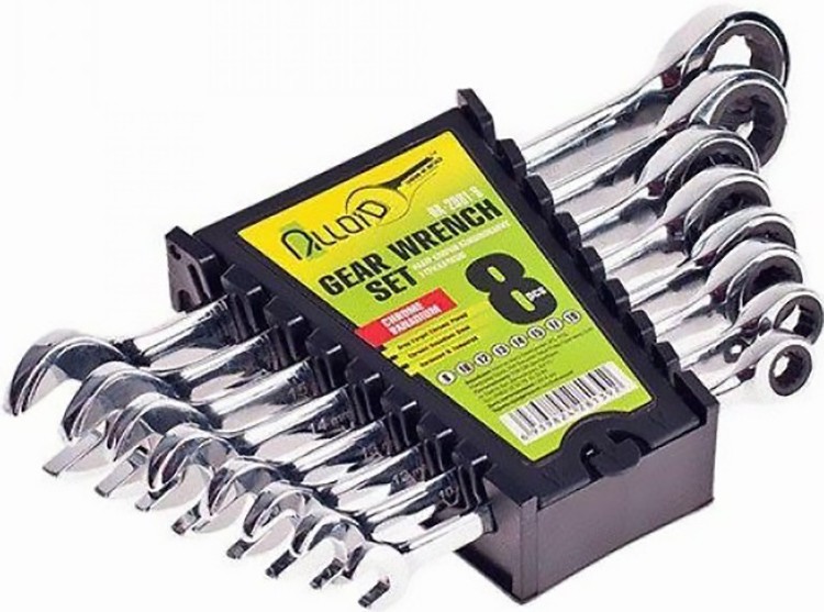 Набор ключей комбинированных Alloid 8 шт трещотка (НК-2081-8)