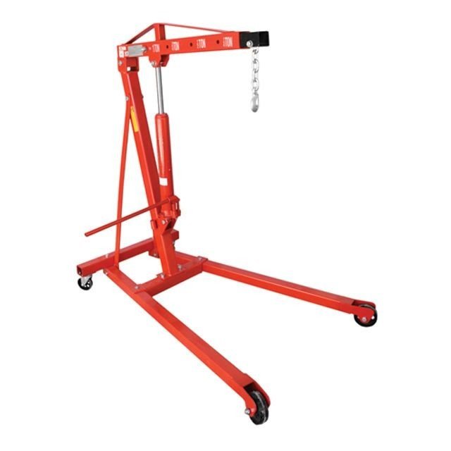 Гидравлический подкатной кран-съемник двигателя Intertool 2т (GT0808)