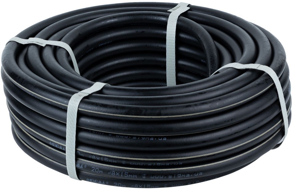 Шланг резиновый армированный высокого давления Sigma в бухте 12×20 мм 50м (7015521)