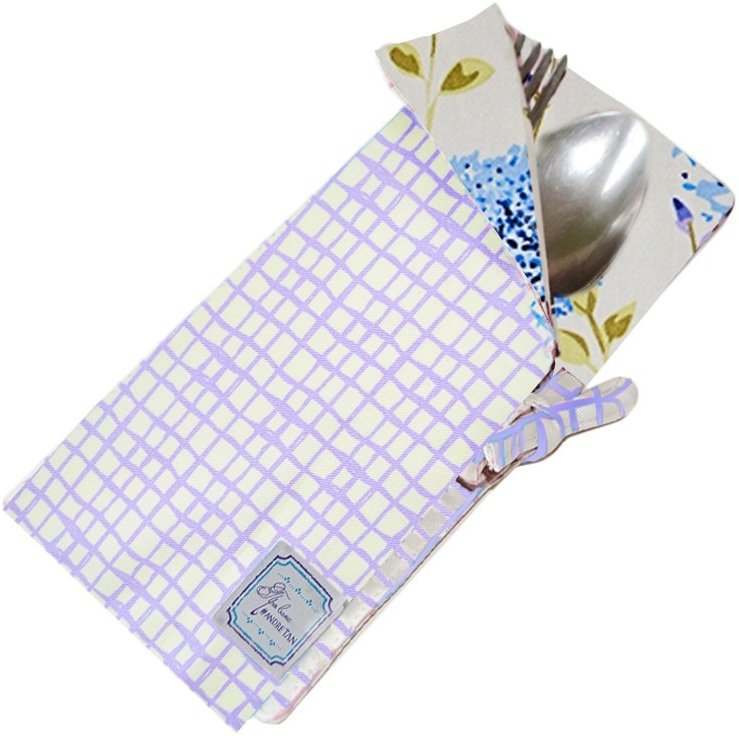 Чехол для столовых приборов Прованс by Andre Tan Сиреневая клетка (.000218)