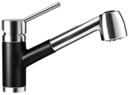 Кухонный смеситель Schock Pila Puro-84 черный (54112084)