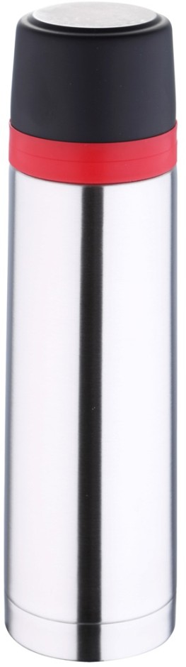 Термос Bergner 1 л стальной с черным (BG-5977-MM)