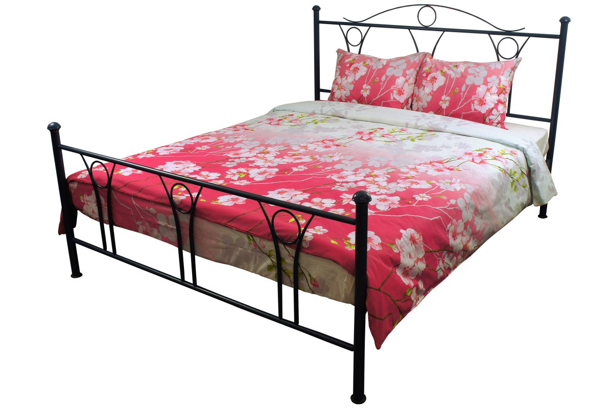 Комплект постельного белья Руно Сакура 220х240 см 4шт Евро Красный (845.114БК_4781 Сакура)