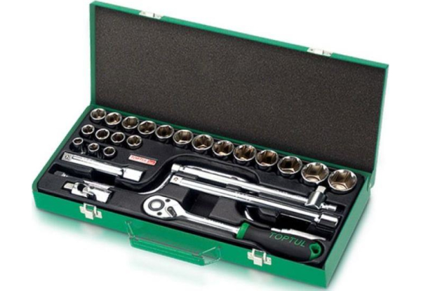 Набор инструмента Toptul 1/2" 26ед. 12 граней (GCAD2602)