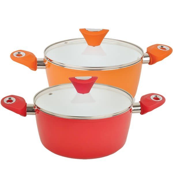 Кастрюля Maestro 3.5 л оранжевая (MR-4322)