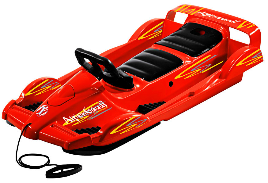 Санки Alpen Double Race красные (994802)
