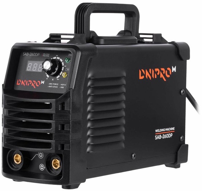 Сварочный инвертор Дніпро-М SAB-260DP 1.6-5.0 мм 20-250 А (80625019)