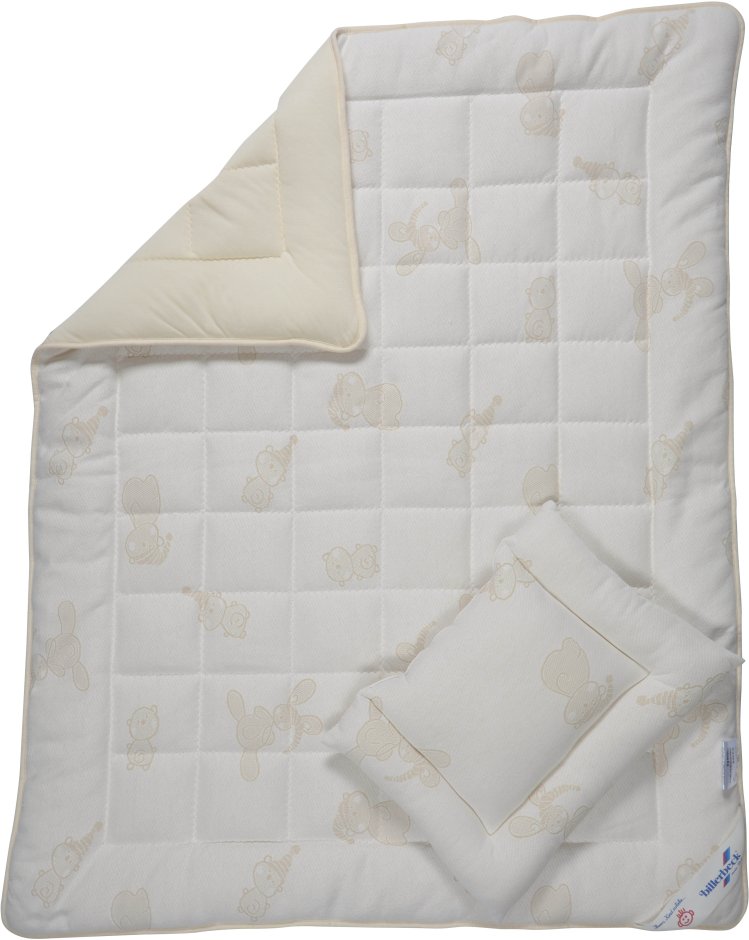 Одеяло детское Billerbeck Бамбино облегченное Овечья шерсть 110х140 см Бежевое (0109-11/00-II)