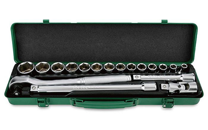 Набор инструмента Toptul 1/2" 18ед. (GCAD1821)