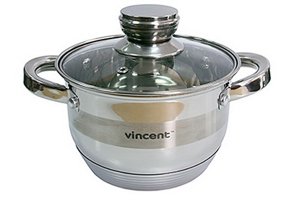 Кастрюля Vincent 6.1 л (VC-3170-24)