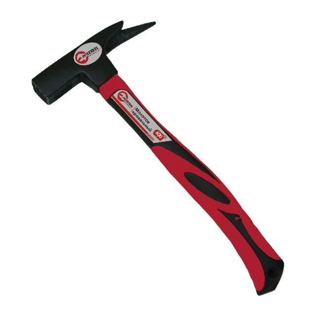 Молоток кровельный Intertool 600г, ручка из фибергласса (HT-0230)