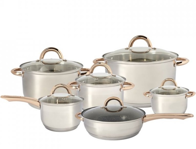 Набор посуды Krauff Goldig 12 предметов 26-189-036