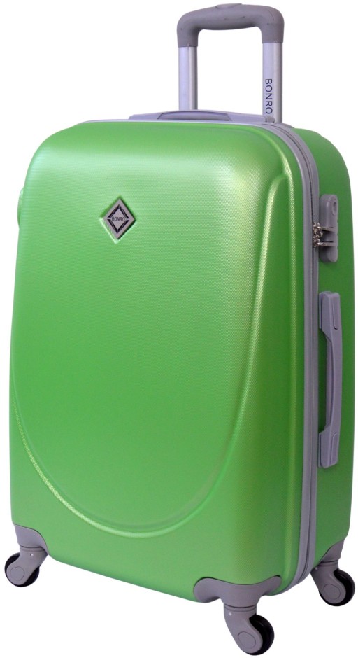 Чемодан ручная кладь Bonro Smile (мини) салатовый (10051803)