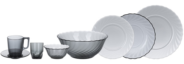 Сервиз столовый Trianon Graphite 43 предмет (N5757)