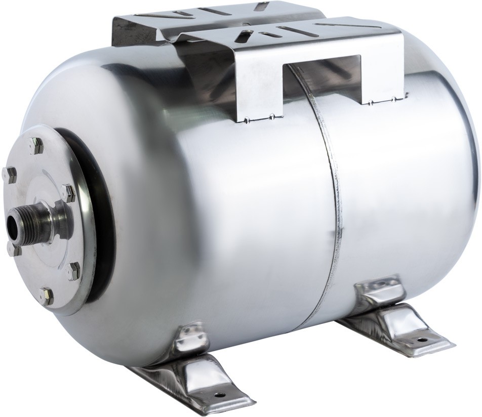 Гидроаккумулятор горизонтальный Wetron 24 л из нержавейки (779211)