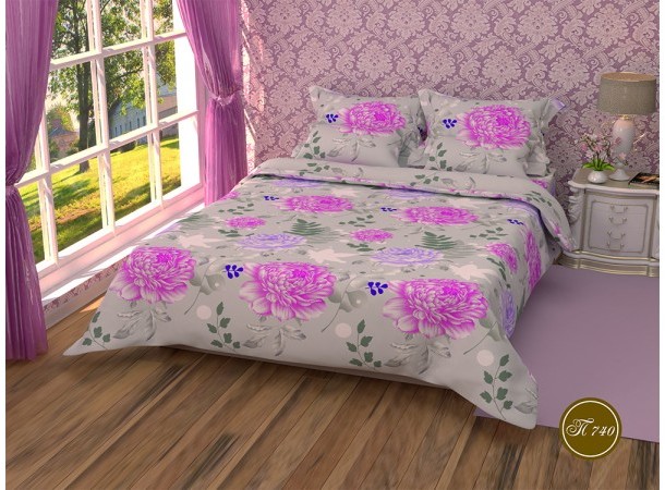 Постельное белье Leleka-Textile Полиэстер 145х210 Розовое Полуторные