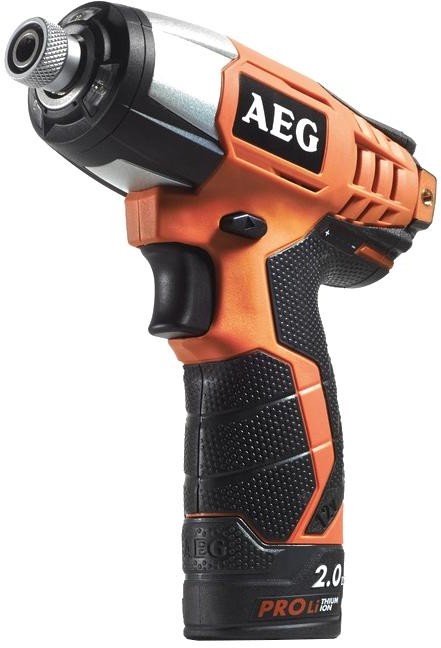 Гайковерт импульсный ударный AEG 2 Li-Ion 12 В, 2 Ач, 115 Нм, 1/4" в кейсе (BSS12CLI-202C)