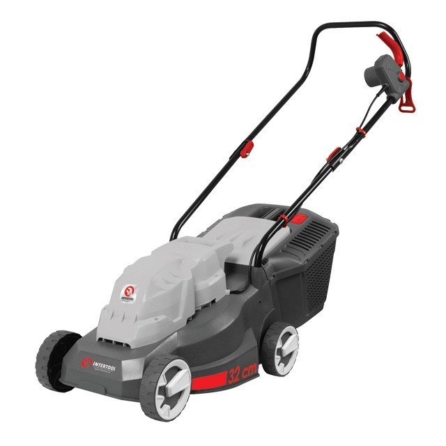 Газонокосилка электрическая Intertool 1000Вт, ширина 320мм (DT-2261)