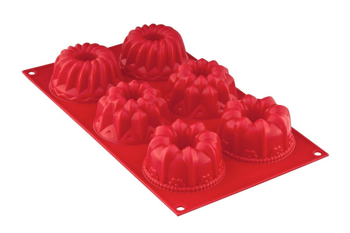Форма для маффинов Granchio SilicoFlex collection 6 шт. Фантазия 30 x 17 cм (88433)