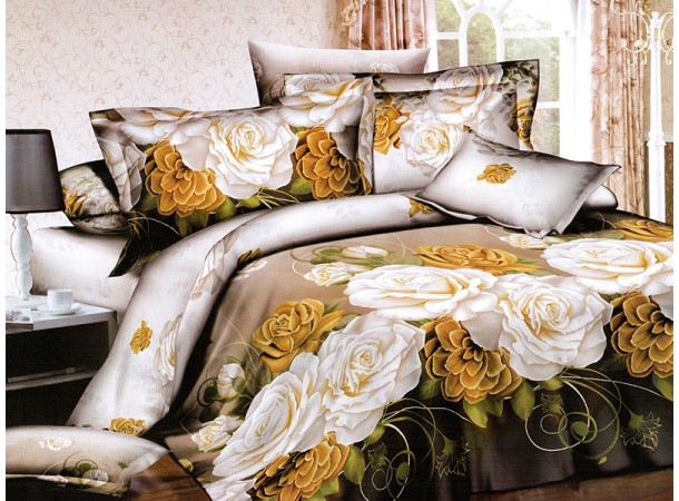 Постельное белье Leleka-Textile Полисатин 200х220 Евро