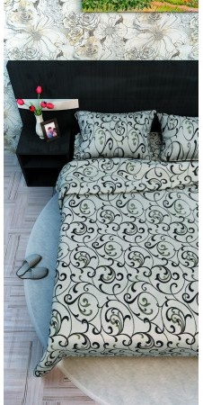 Постельное белье Leleka-Textile Ранфорс 175х210 Белое Двуспальное