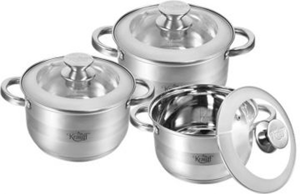 Набор кастрюль Krauff Strich 6 предметов (88-222-004)