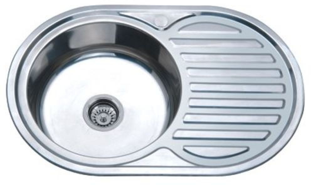 Кухонная мойка Zerix Z7750-06-180D Decor декорированная (ZX1595)