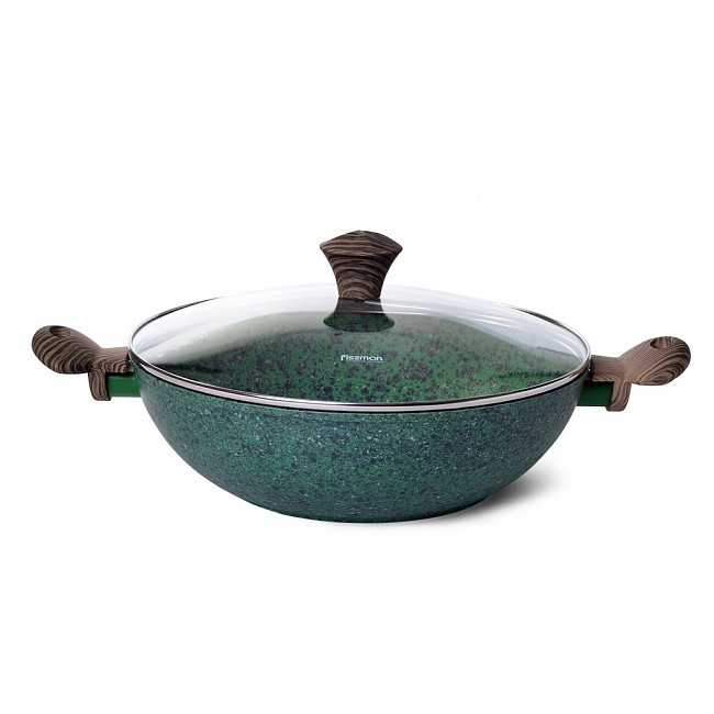 Сковорода-вок Fissman MALACHITE 30 х 9 см (AL-4309.30)