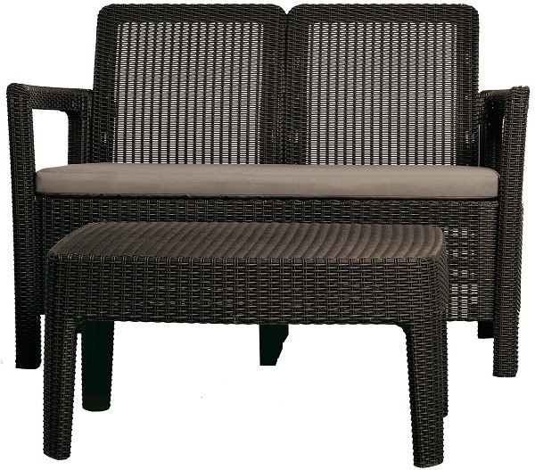 Комплект садовой мебели Allibert Tarifa lounge set (3253929113079)