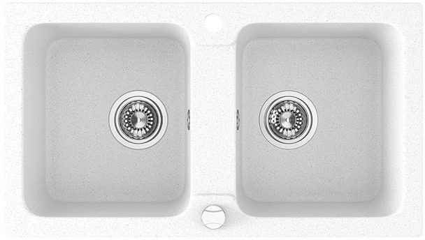 Мойка для кухни Laveo Madagaskar белая (SGQ_620T)
