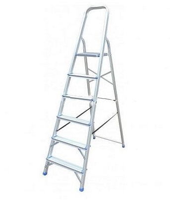 Стремянка алюминиевая Werk LJG306D 6 ступеней (90241)