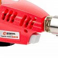 На фото Горелка газовая Intertool пьезозажигание на курке, регулятор, рассекатель пламени (GB-0023)