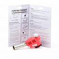 На фото Горелка газовая Intertool пьезозажигание на курке, регулятор, рассекатель пламени (GB-0023)