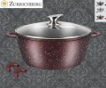 На фото Кастрюля Zurrichberg 20х8.5 см (ZBP-7093 Burgundy)