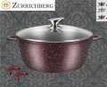 На фото Кастрюля Zurrichberg 24х11 см (ZBP-7094 Burgundy)