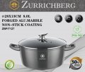 На фото Кастрюля Zurrichberg 28х13 см 8 л (ZBP-7127 Gray)