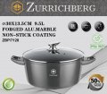 На фото Кастрюля Zurrichberg 30х13.5 см 9.5 л (ZBP-7128 Gray)