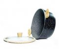На фото Кастрюля Fissman SPOTTY STONE 28х12.5 см 6.4 л (AL-4426.28)