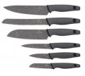 На фото Набор ножей Berlinger Haus Granit Diamond Line 6 предметов (BH-2115)