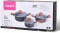 Набор посуды Fissman BLACK COSMIC 6 предметов (4348) На фото Набор посуды Fissman BLACK COSMIC 6 предметов (4348)