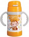 На фото Термос с двойными стенками Gipfel CONTO 0.26 л желтый (8135)